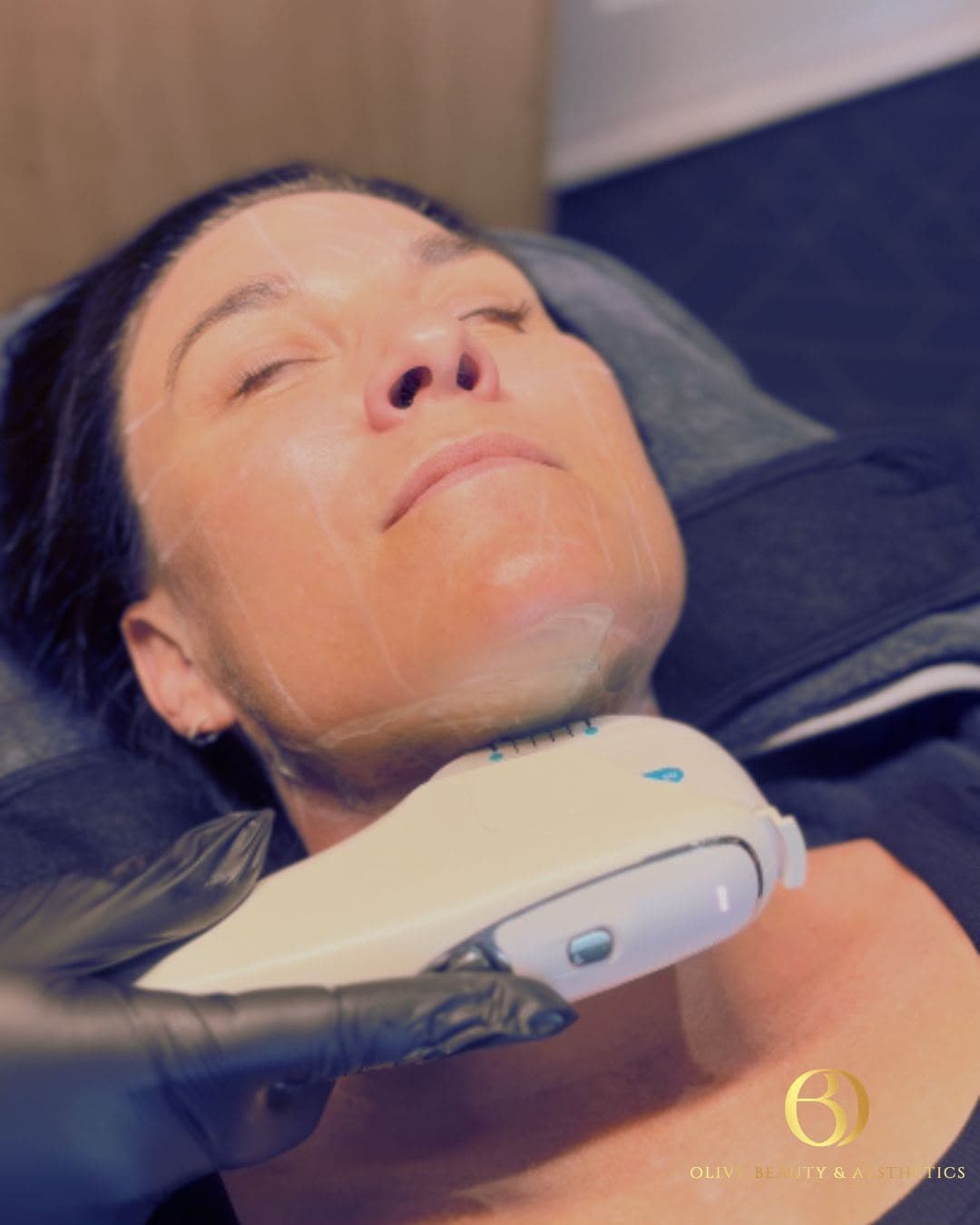 Advanced facial treatment at Olive Beauty