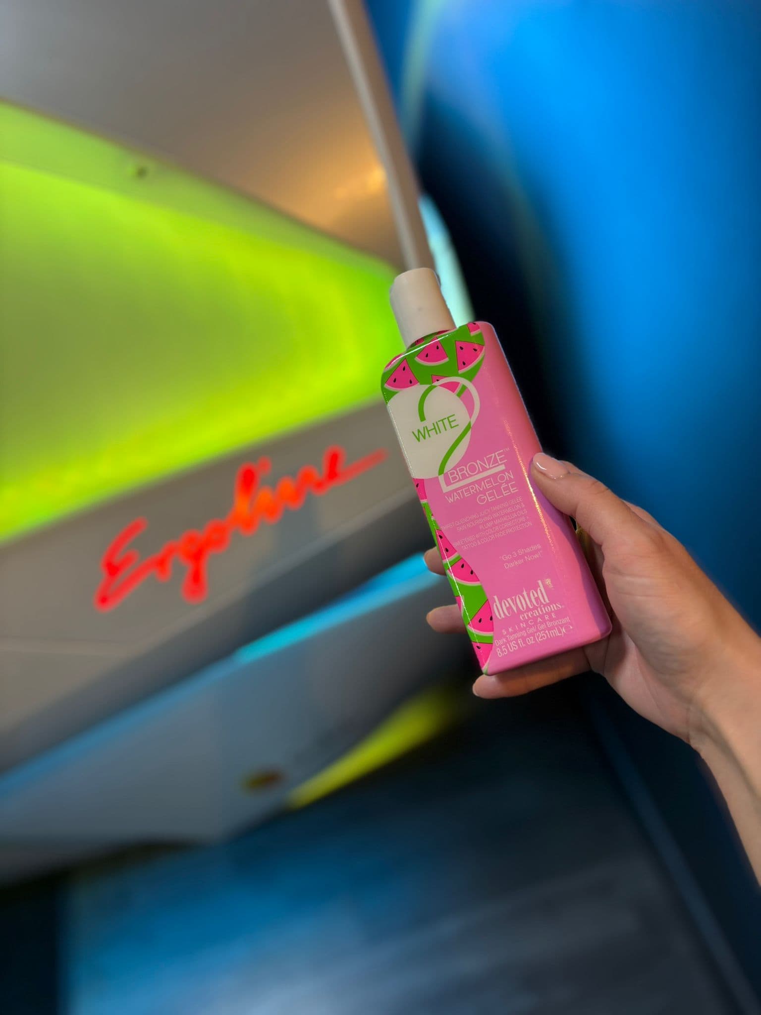 Ergoline lay-down sunbed at Olive Beauty