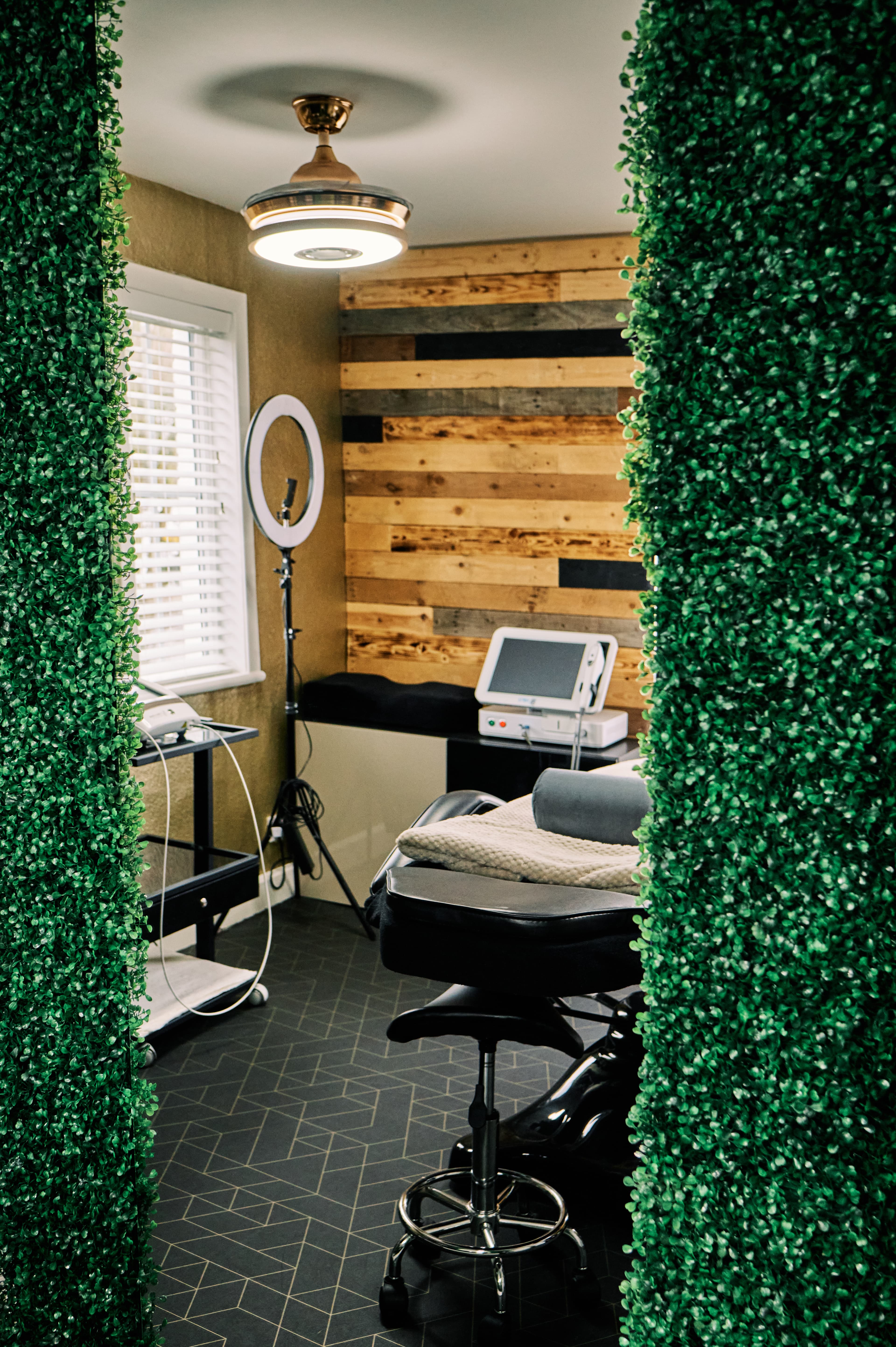 Treatment room at Olive Beauty Woburn Sands