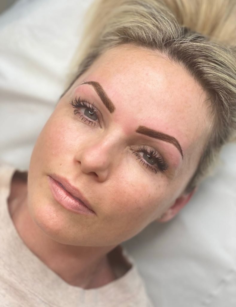 SPMU Powder brow at olive beauty in milton keynes